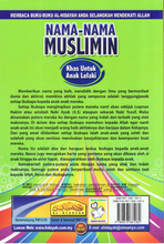 Load image into Gallery viewer, Nama-Nama Muslimin (Khas Untuk Anak Lelaki)