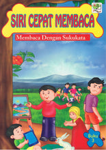 Load image into Gallery viewer, Siri Cepat Membaca: Membaca Dengan Sukukata (Buku 3)